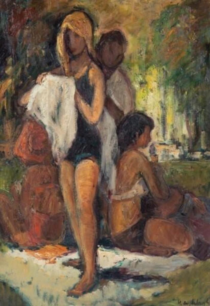 Helen de Silaghi (1920-2008) - Bathers