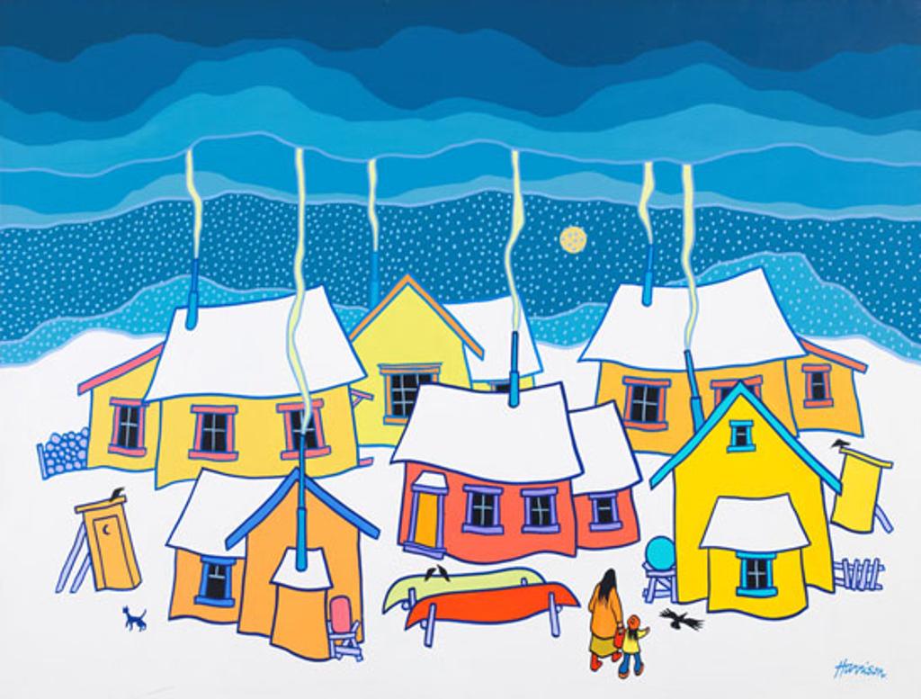 Ted Harrison (1926-2015) - Let's Hurry Home