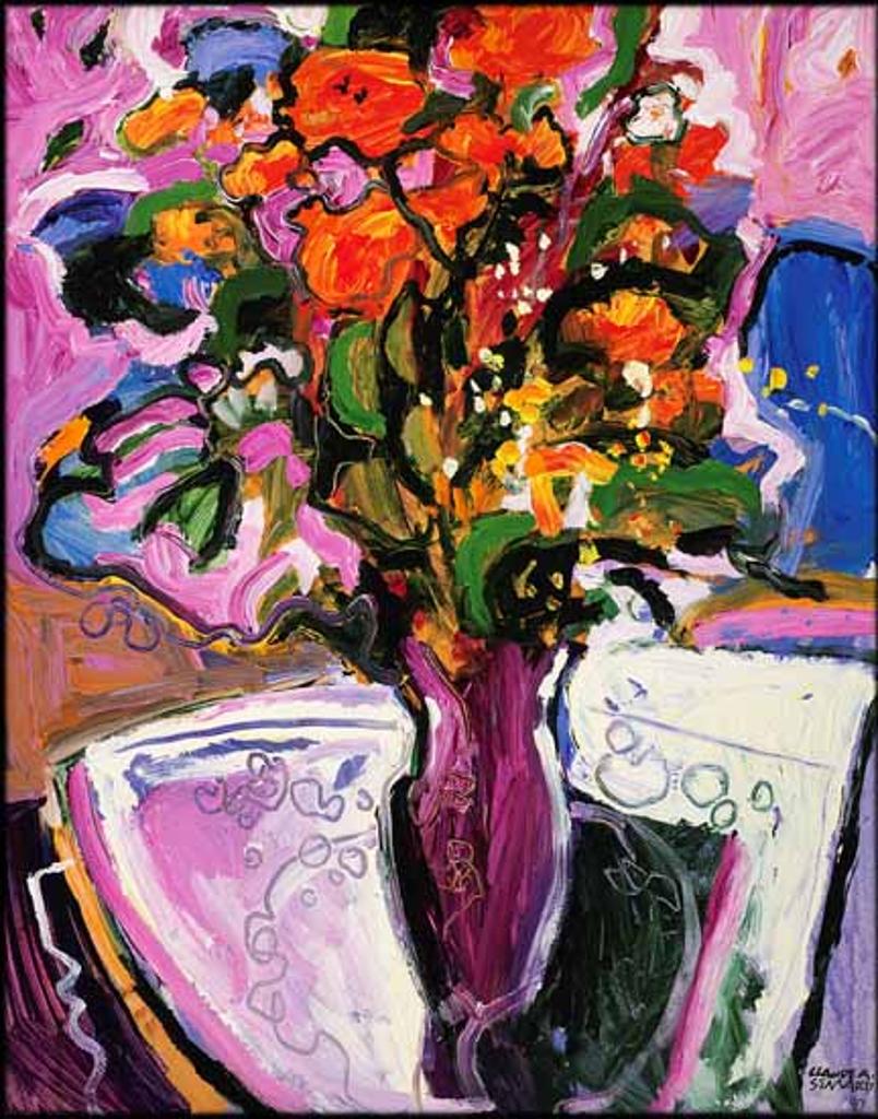 Claude Alphonse Simard (1956-2014) - Fleurs de passion