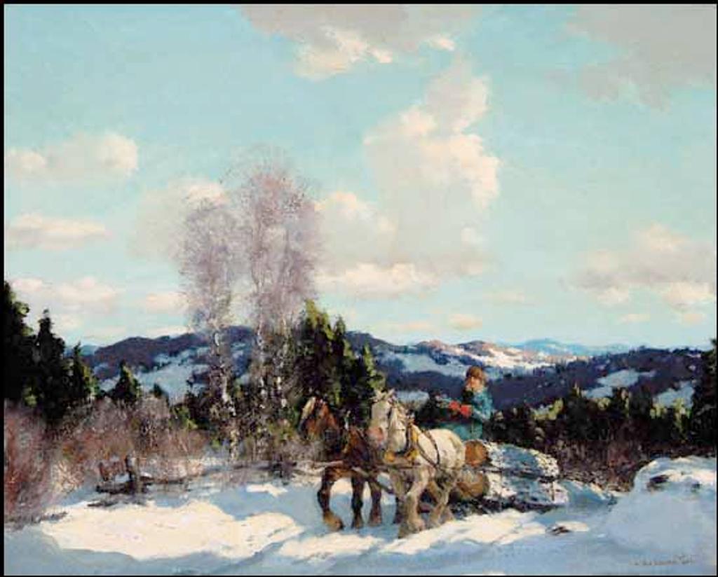 Frederick Simpson Coburn (1871-1960) - Logging in Winter