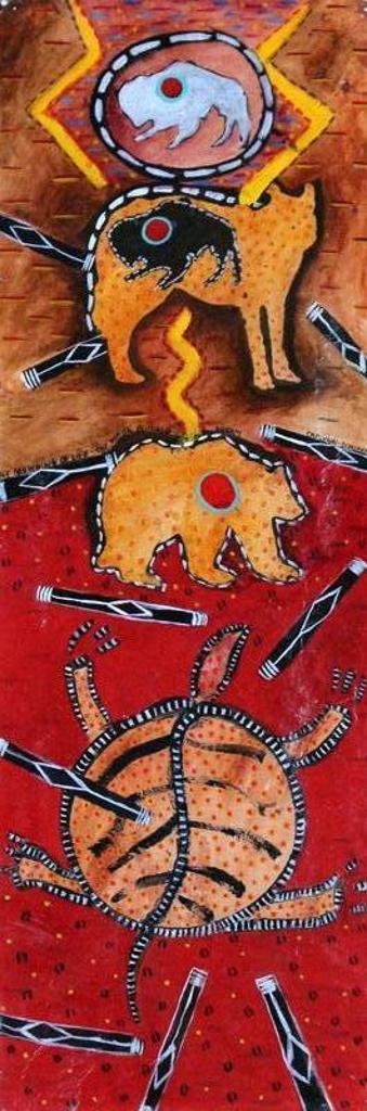 Joane Cardinal-Schubert (1942-2009) - The Beginning Of Life - The White Buffalo Dream