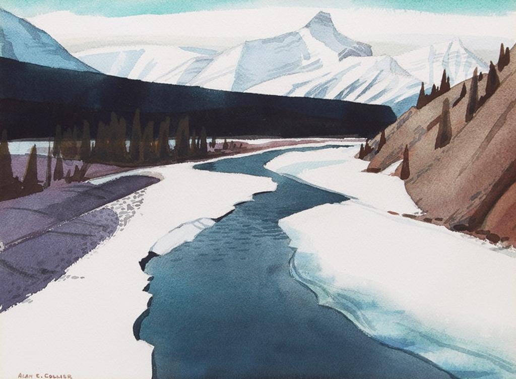 Alan Caswell Collier (1911-1990) - North Saskatchewan River at the Crossing
