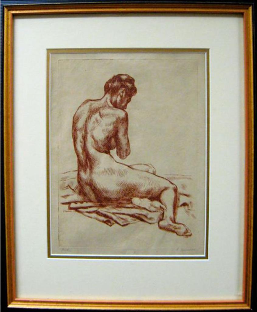 Ernst Neumann (1907-1956) - Seated Nude