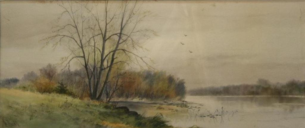 George Linton Herdle (1862-1922) - Autumn Landscape
