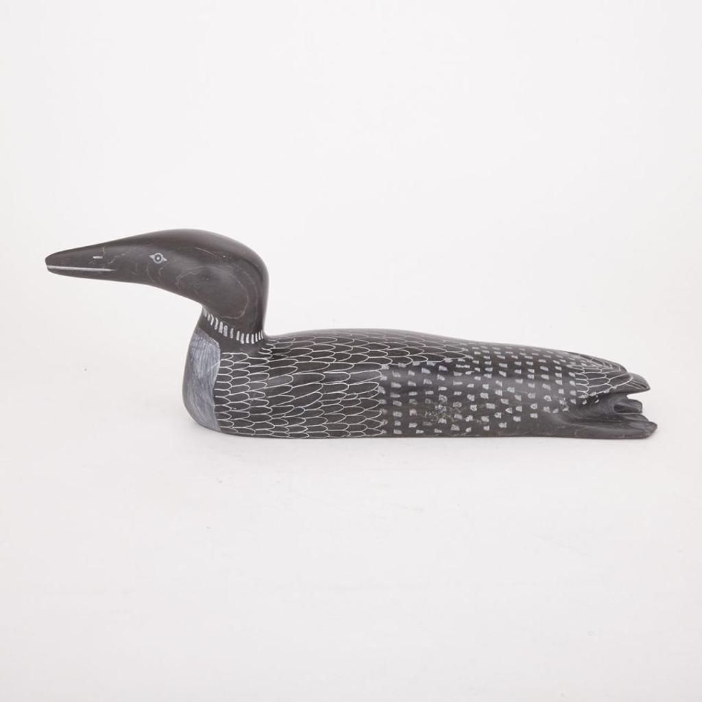 Samwillie Iqaluq (1925-1993) - Swimming Loon