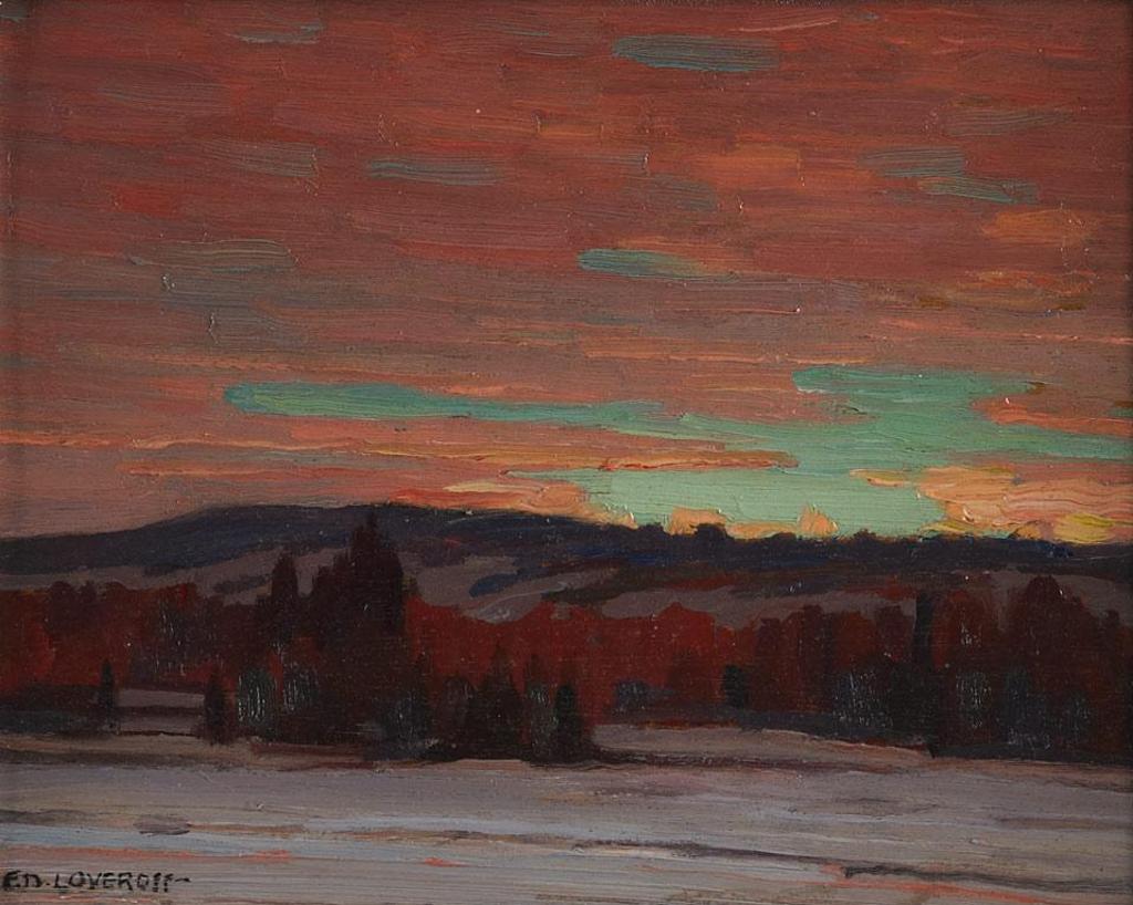 Frederick Nicholas Loveroff (1894-1960) - Landscape At Sunset
