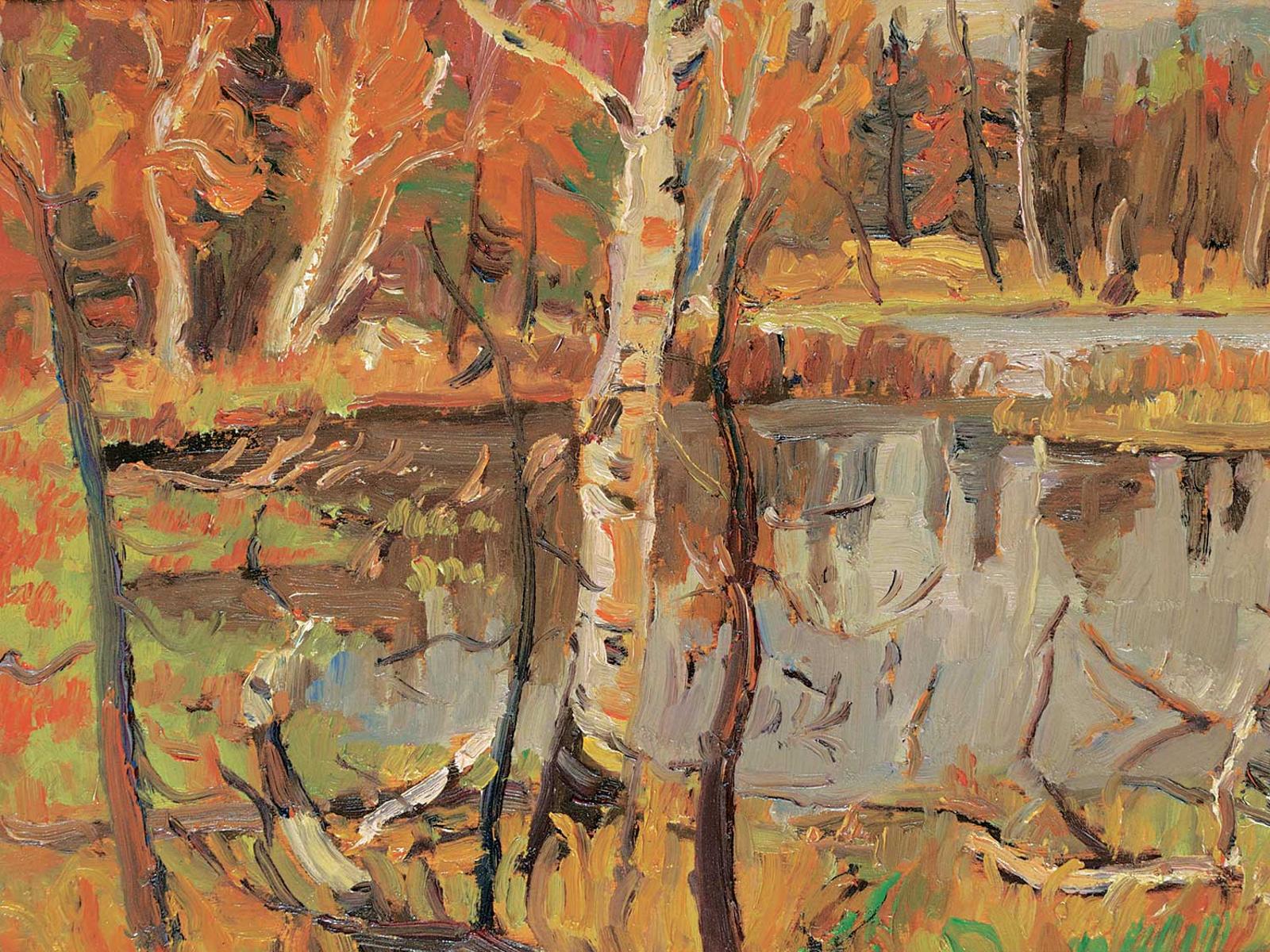 Ralph Wallace Burton (1905-1983) - Small Lake Behind the RCAF Station, Foymount, Ont.