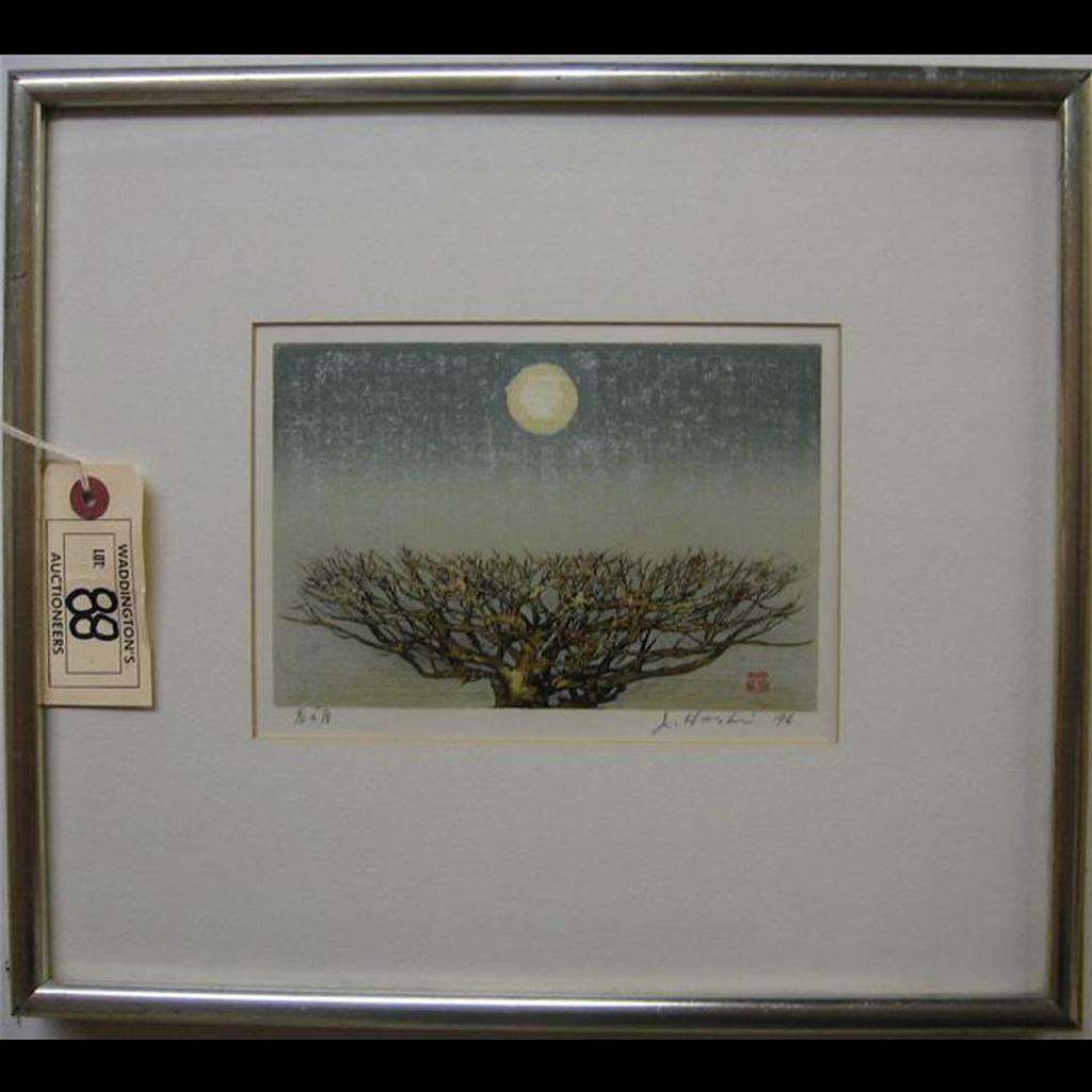 Joichi Hoshi (1913-1979) - Moon Over Tree Top