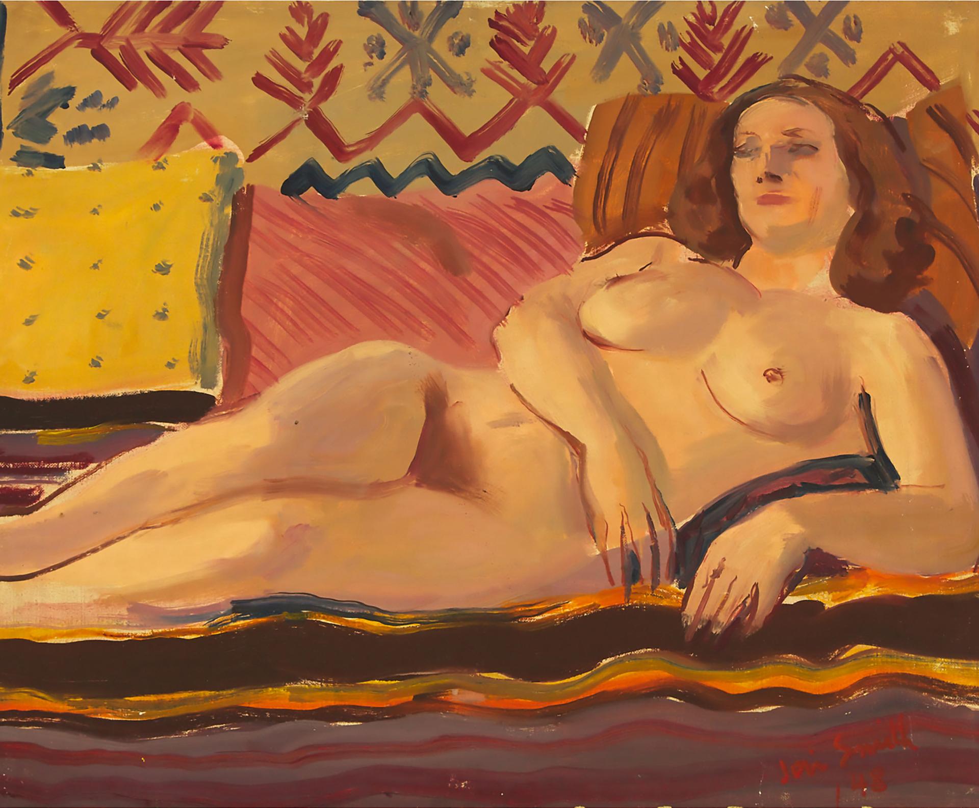 Marjorie (1907-2005) - Untitled (Reclining Nude), 1948