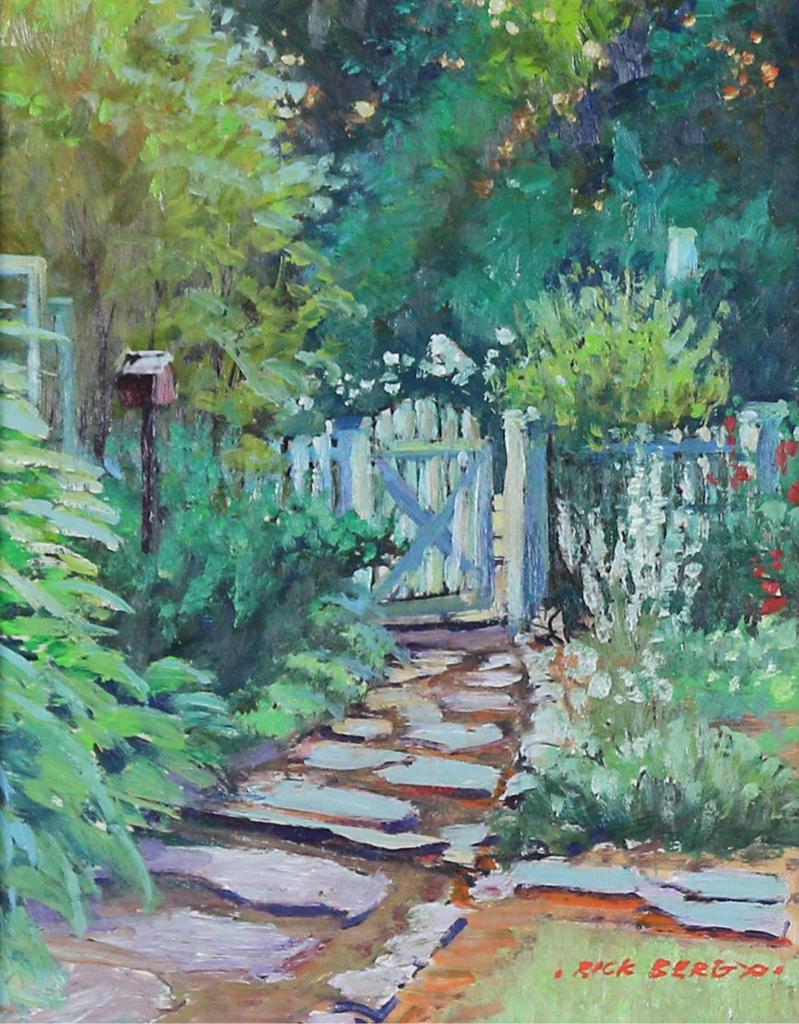 Rick Berg (1956) - Garden Path And Picket Fence