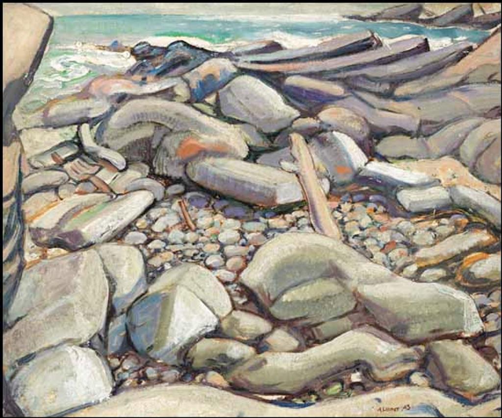Arthur Lismer (1885-1969) - Shoreline, Georgian Bay