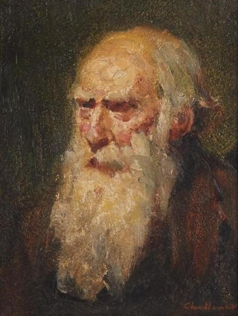 Frederick Sproston Challener (1869-1958) - Portrait of an Elderly Man