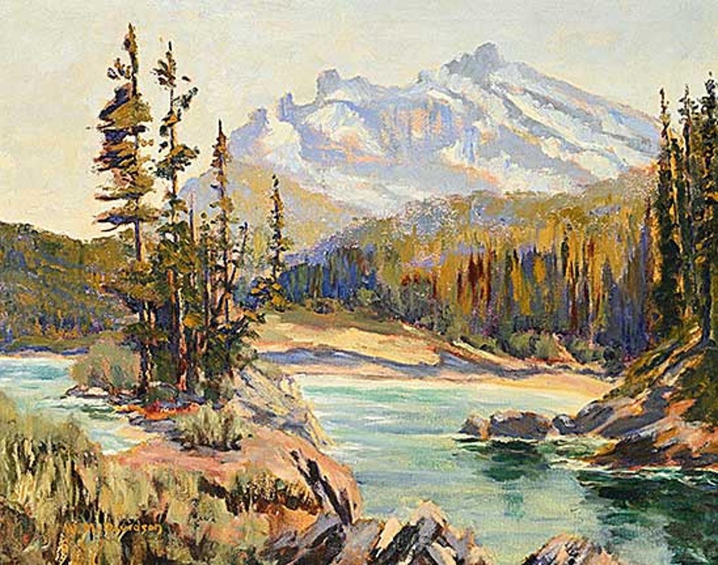 William M. Davidson - Untitled - Peaking Mountain