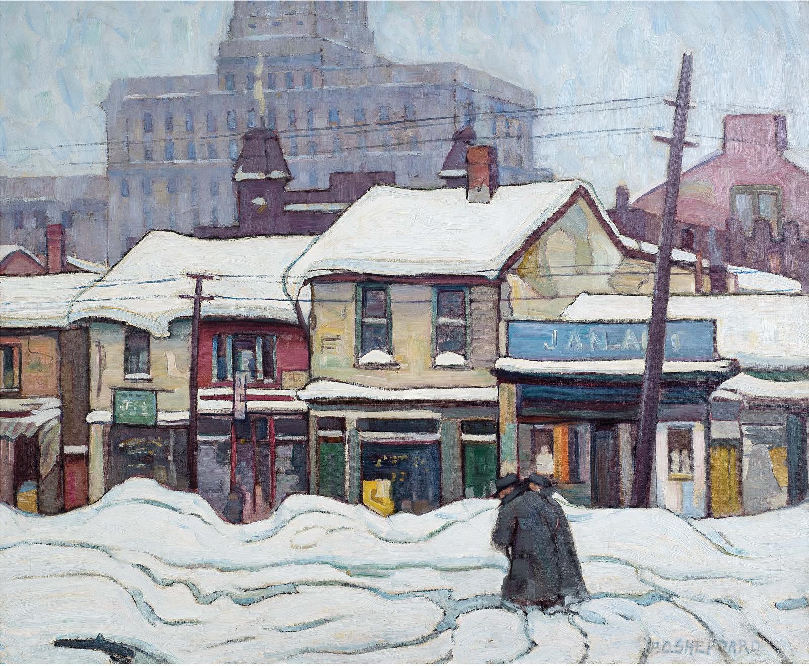 Peter Clapham (P.C.) Sheppard (1882-1965) - Elizabeth Street, Toronto
