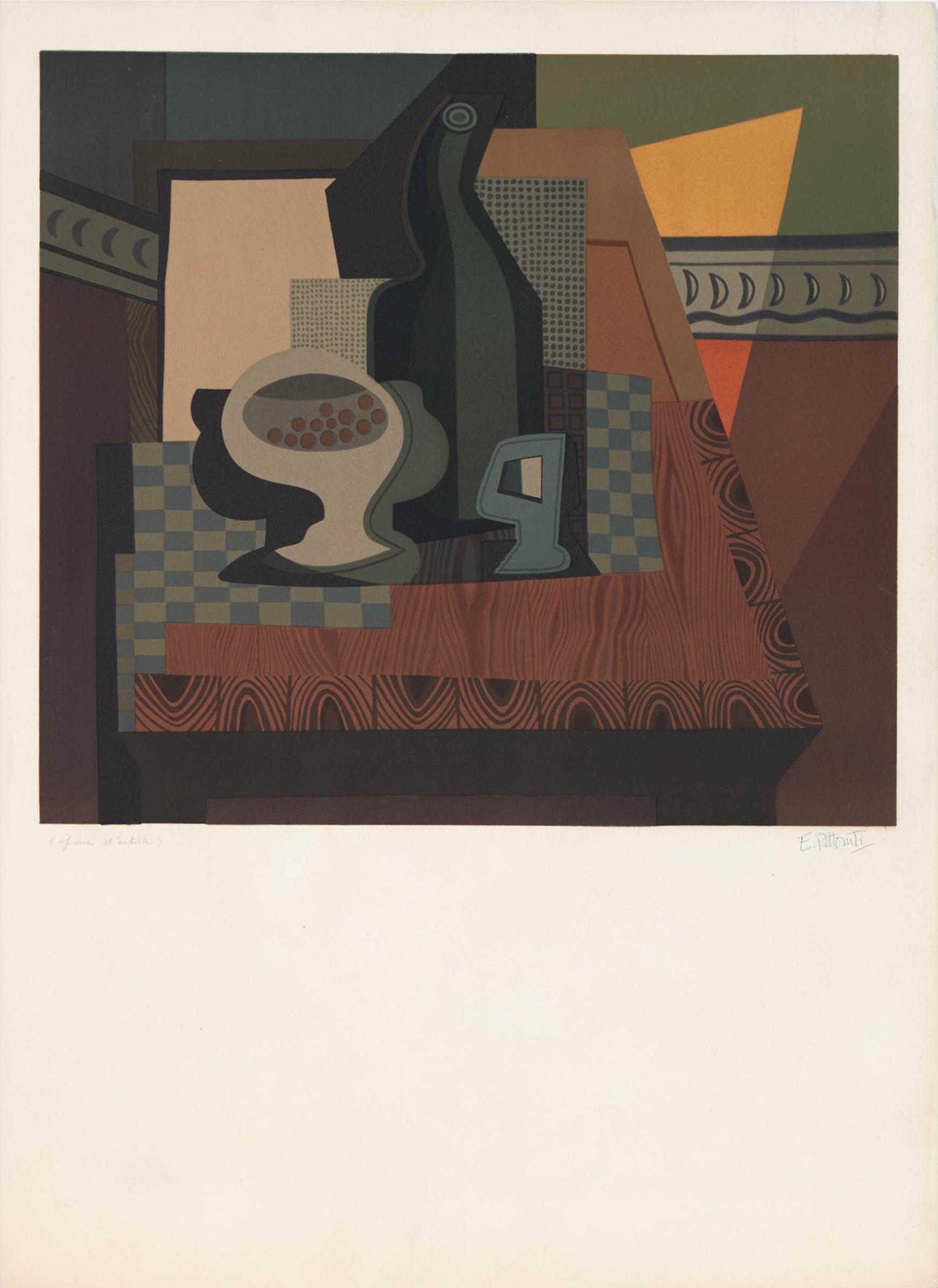 Emilio Pettoruti - Untitled (Abstract Still Life)