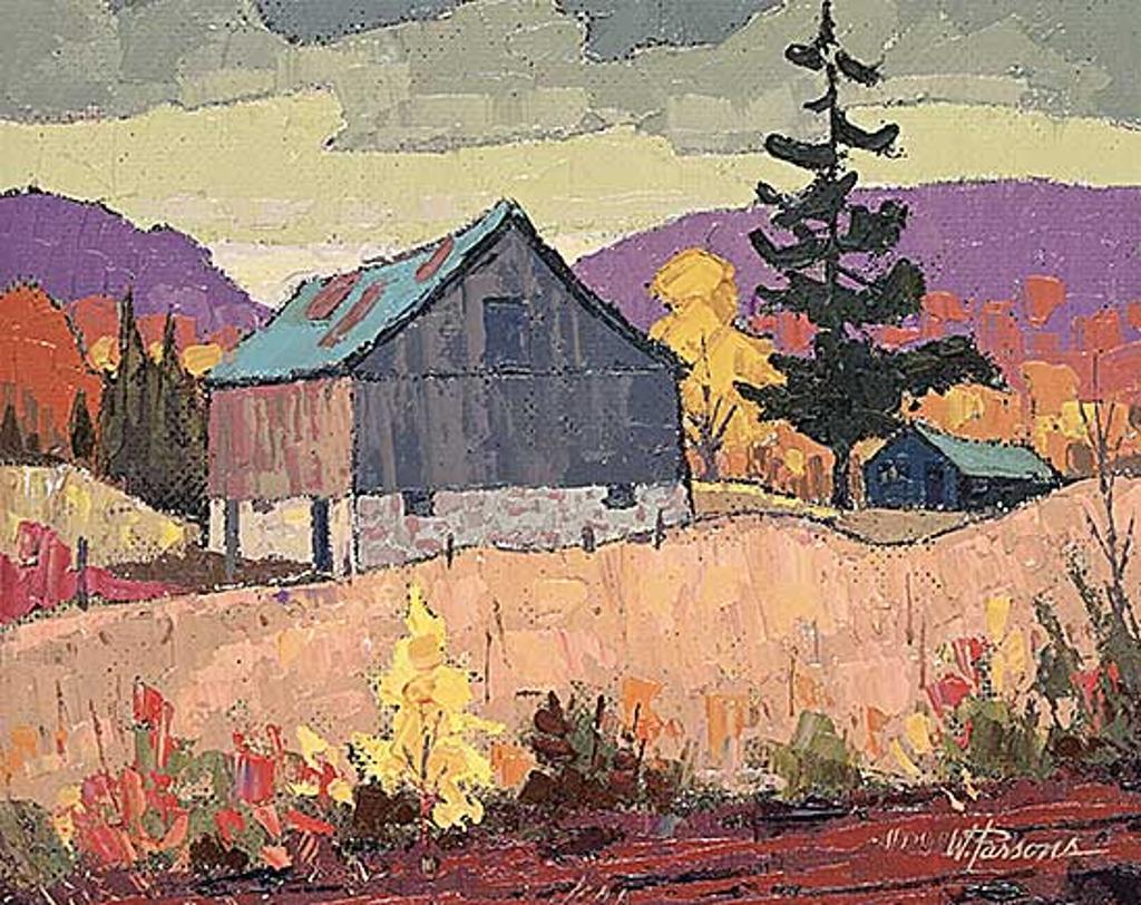 William (Bill) Parsons (1909-1982) - Haliburton Barn, Near West Guilford, Haliburton