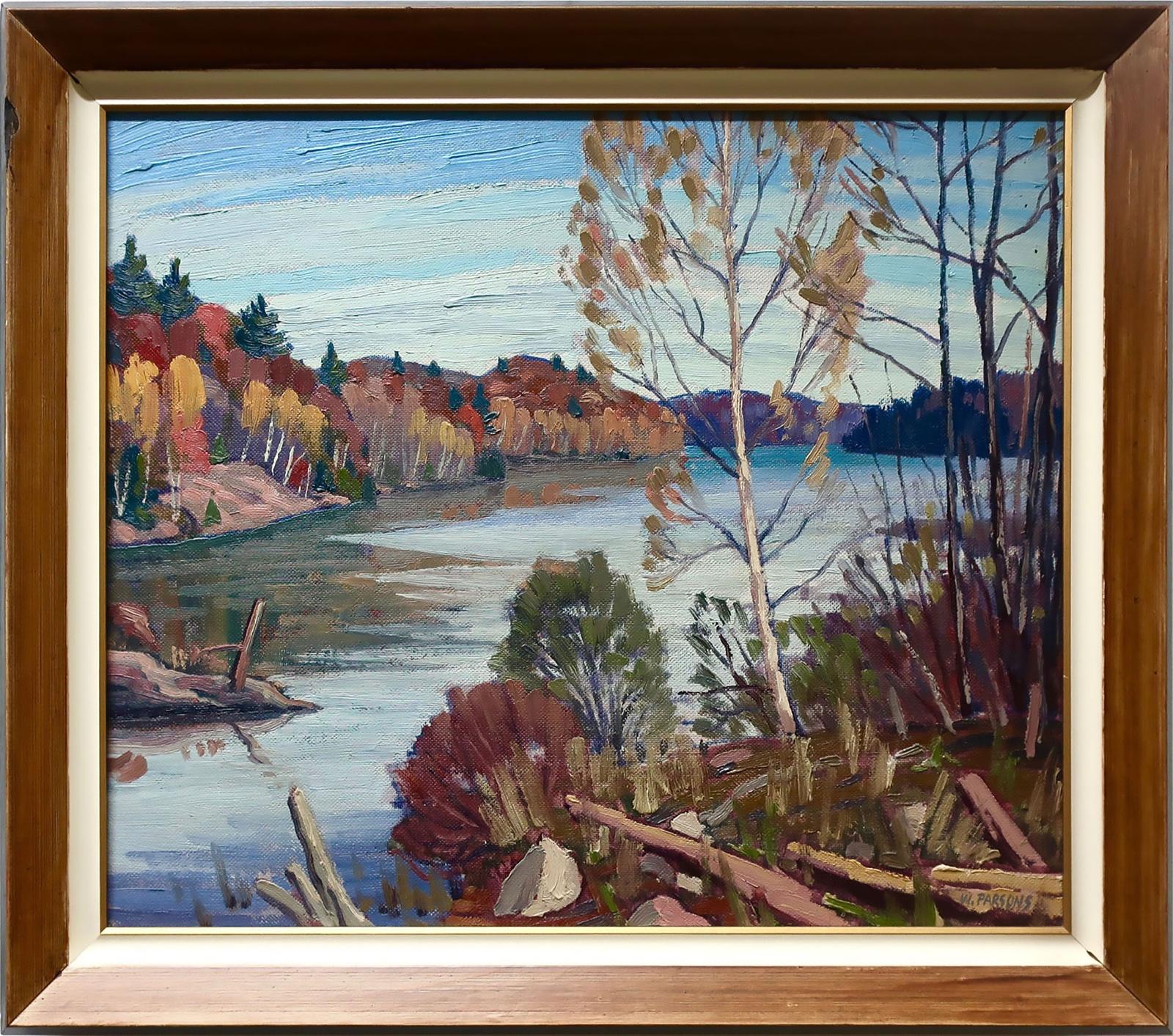 William (Bill) Parsons (1909-1982) - Untitled (Fall Lake Scene)