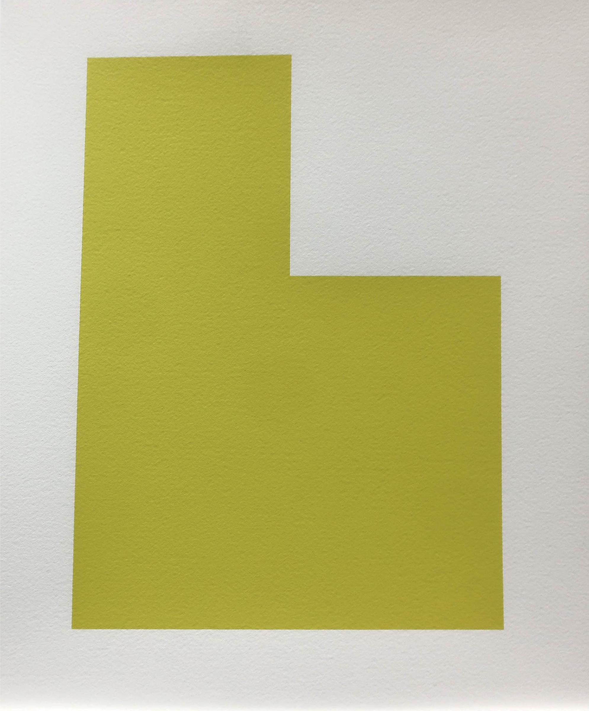 Aurélie Nemours - Untitled (Composition Jaune Et Blanche)