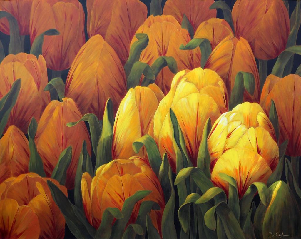 Page Ough (1946) - Yellow Tulips I; 2006