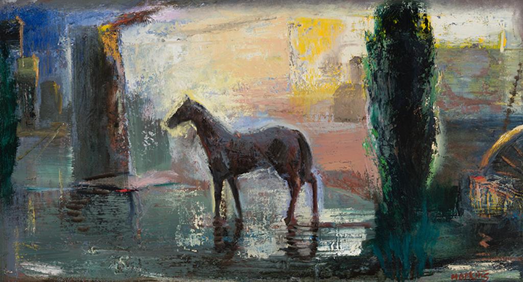 Tom Hopkins (1944-2011) - Horse & Landscape