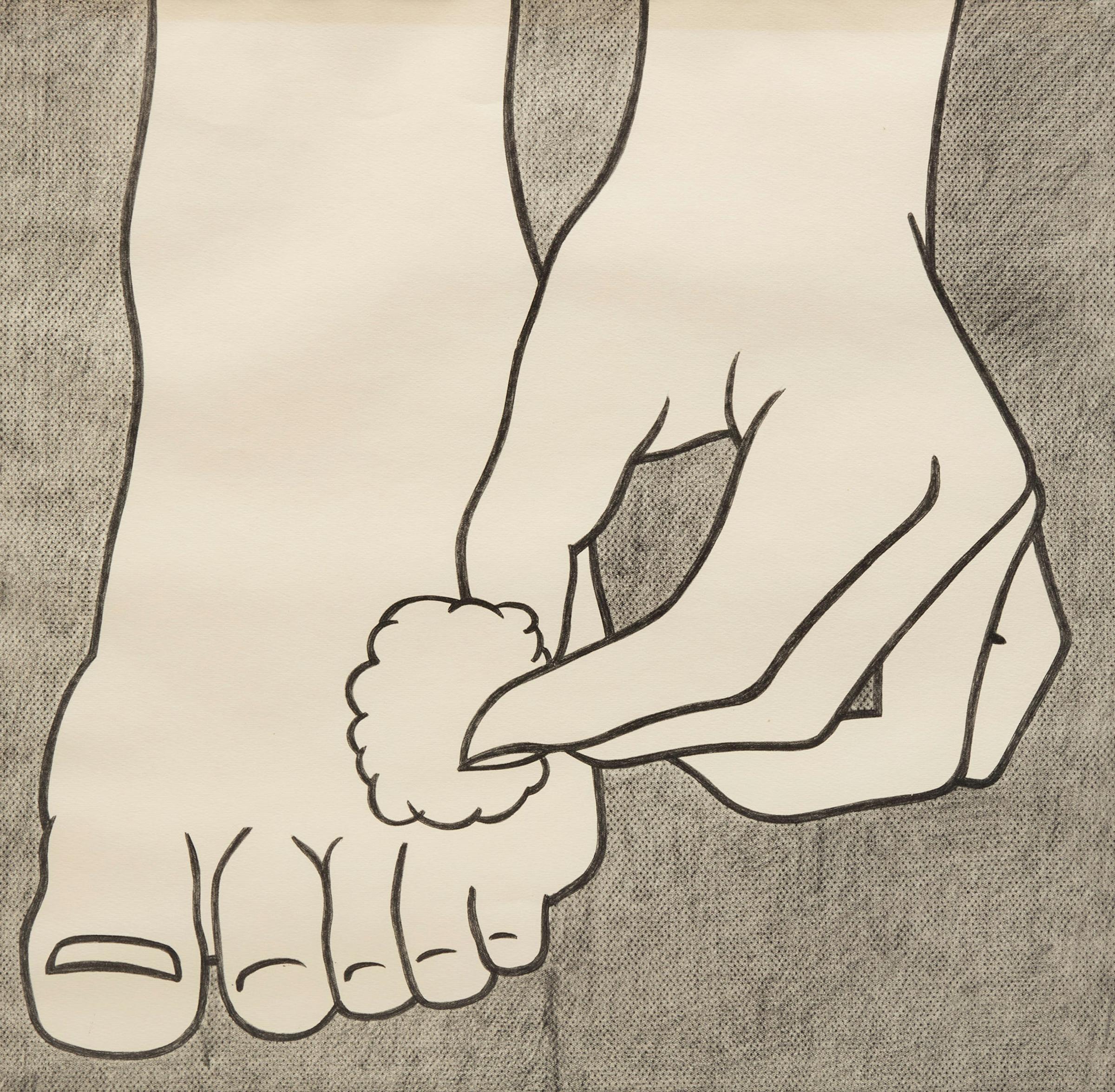 Roy Lichtenstein (1923-1997) - Foot Medication Poster (Corlett App. 3)
