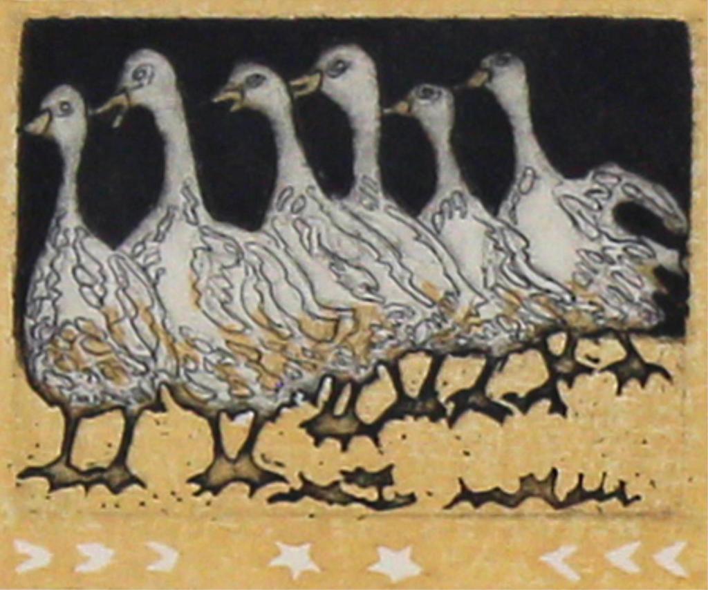 Helen D. Mackie (1926-2018) - White Geese