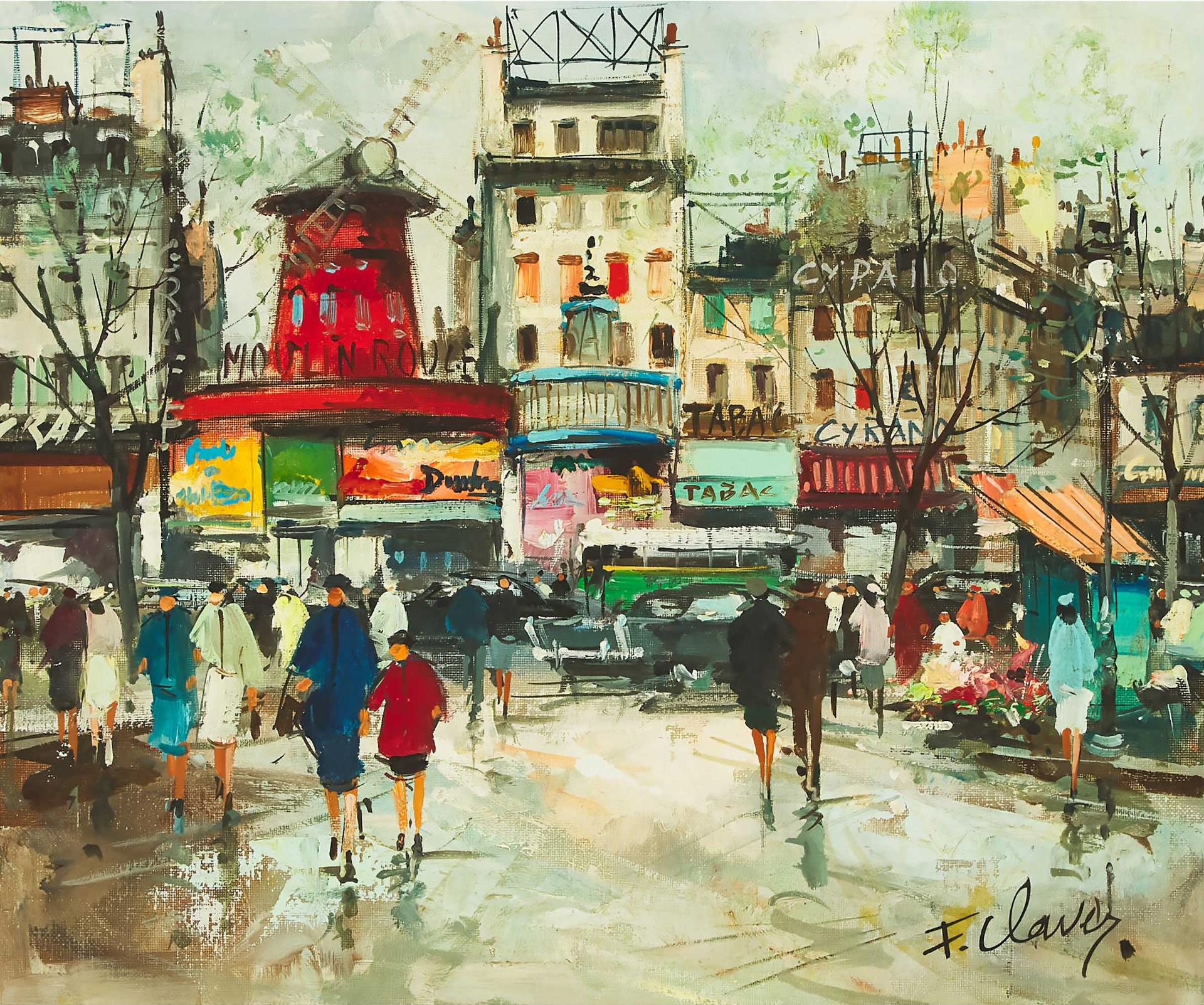 Francois Claver - Paris, Moulin Rouge
