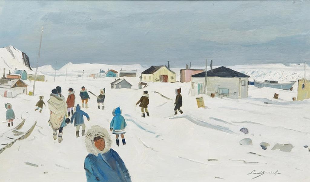 George Lorne Holland Bouchard (1913-1978) - Ikaluit Village, Baffin Island, 1969