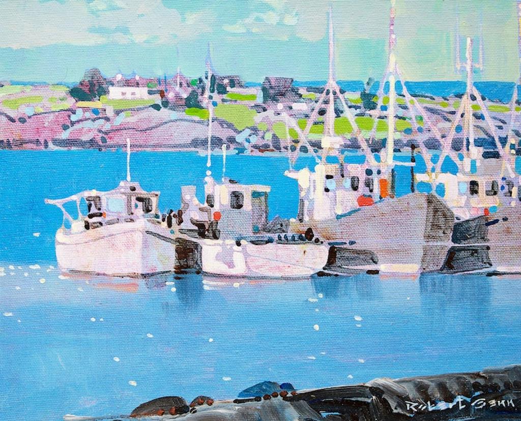 Robert Douglas Genn (1936-2014) - Harbour Concarneau, Brittany