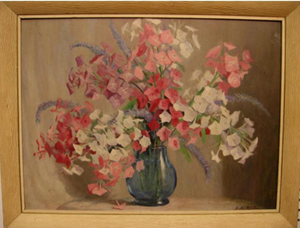 Beatrice Hagarty Robertson (1879-1962) - Flowers In A Blue Vase