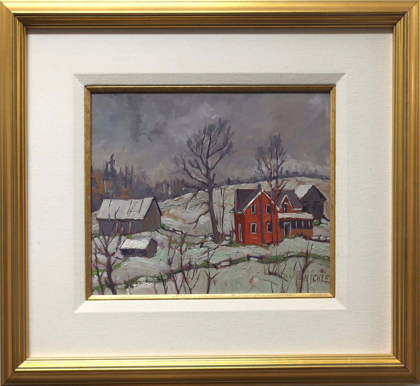 Lawrence Nickle (1931-2014) - Farm Buildings North West Of Magnetawan, Dist. Of Parry Sound