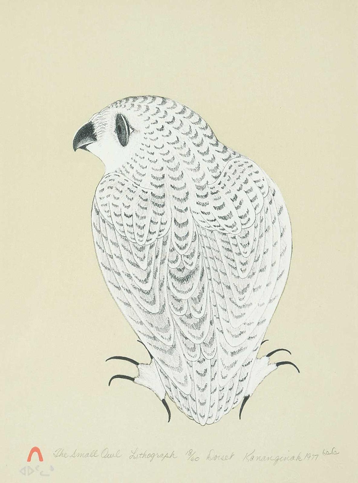 Pootoogook (1887-1958) - The Small Owl  #18/60