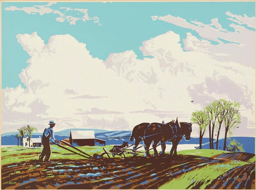 Joseph Sydney Hallam (1899-1953) - The Ploughman