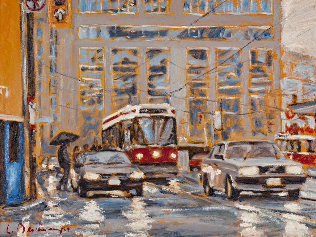 Luc Deschamps (1961-2021) - Afternoon Drizzle Yonge & Dundas