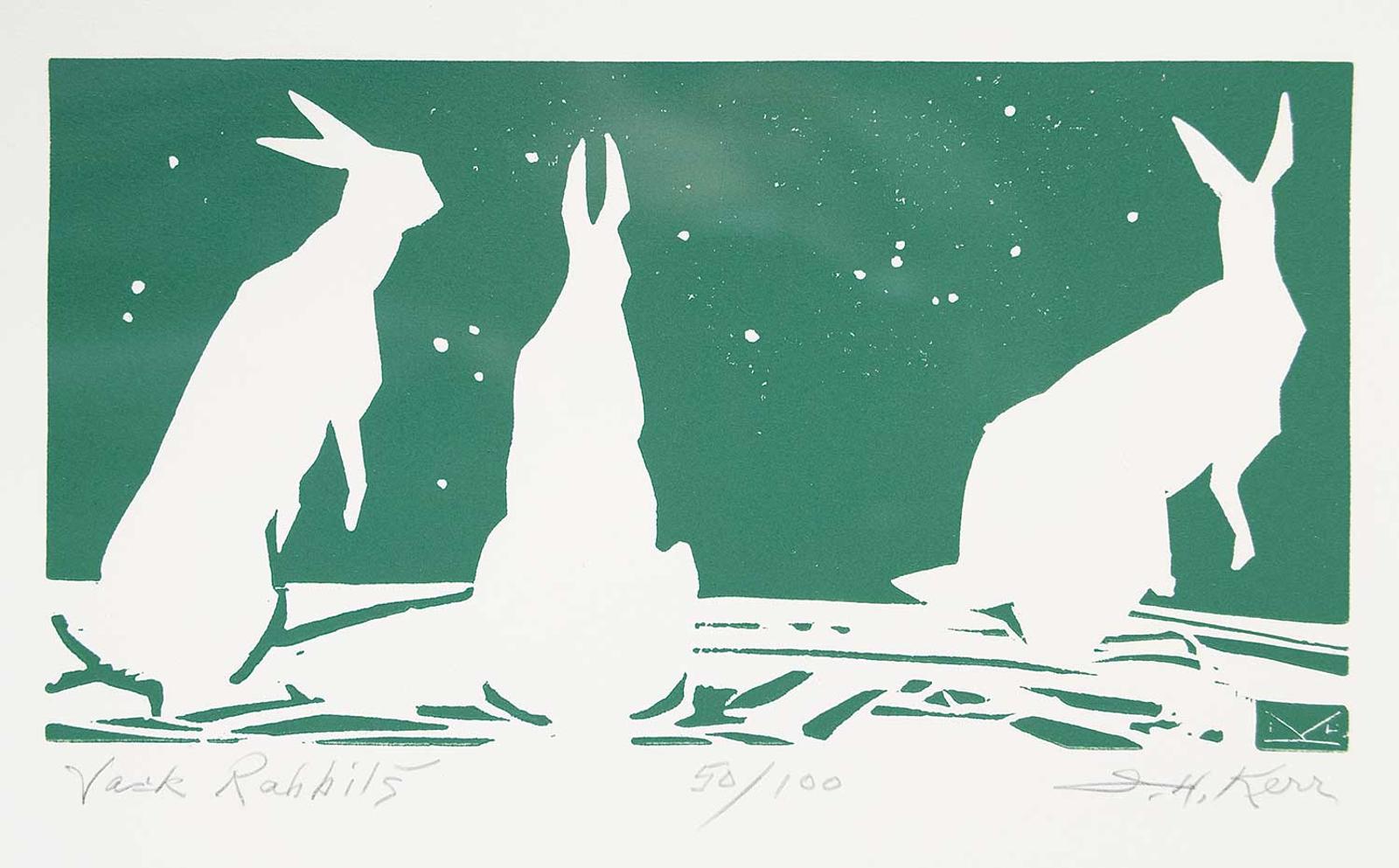Illingworth Holey (Buck) Kerr (1905-1989) - Jack Rabbits  # 50/100