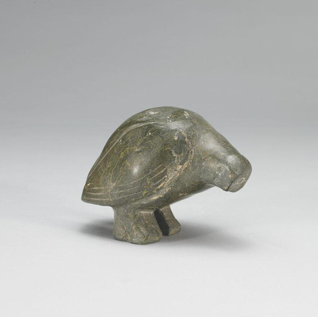 Peter Awa (1947) - Owl With Turned Head