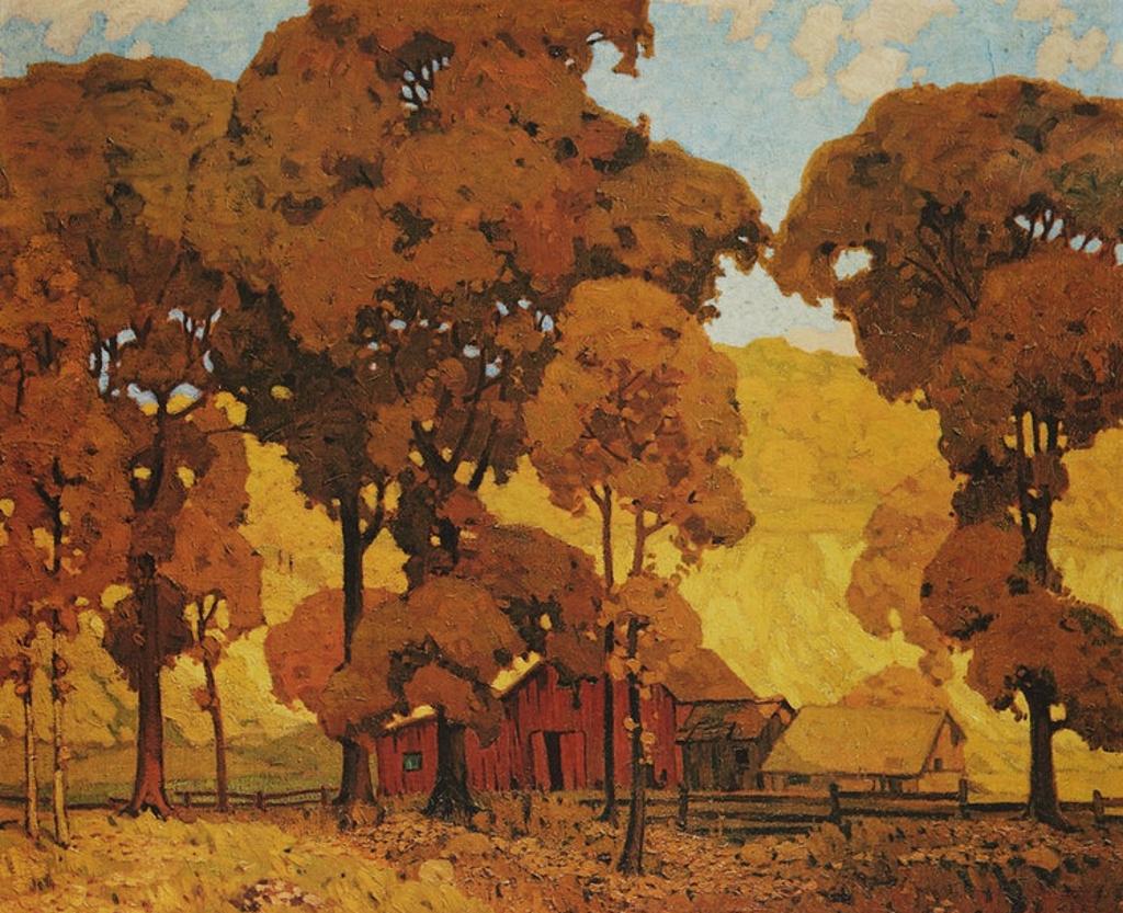 Alfred Joseph (A.J.) Casson (1898-1992) - Autumn Afternoon; Birch Island; Haliburton