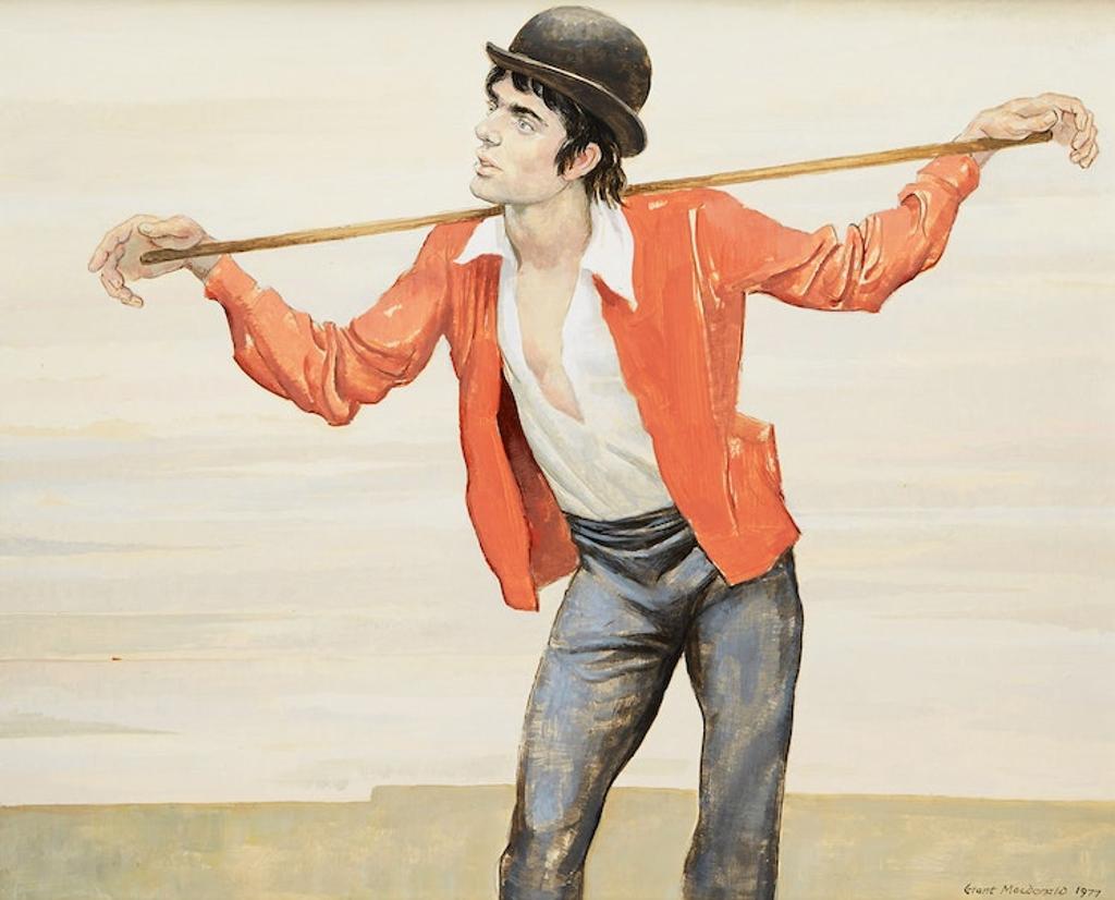 Grant Kenneth MacDonald (1909-1987) - Man in Bowler with Stick