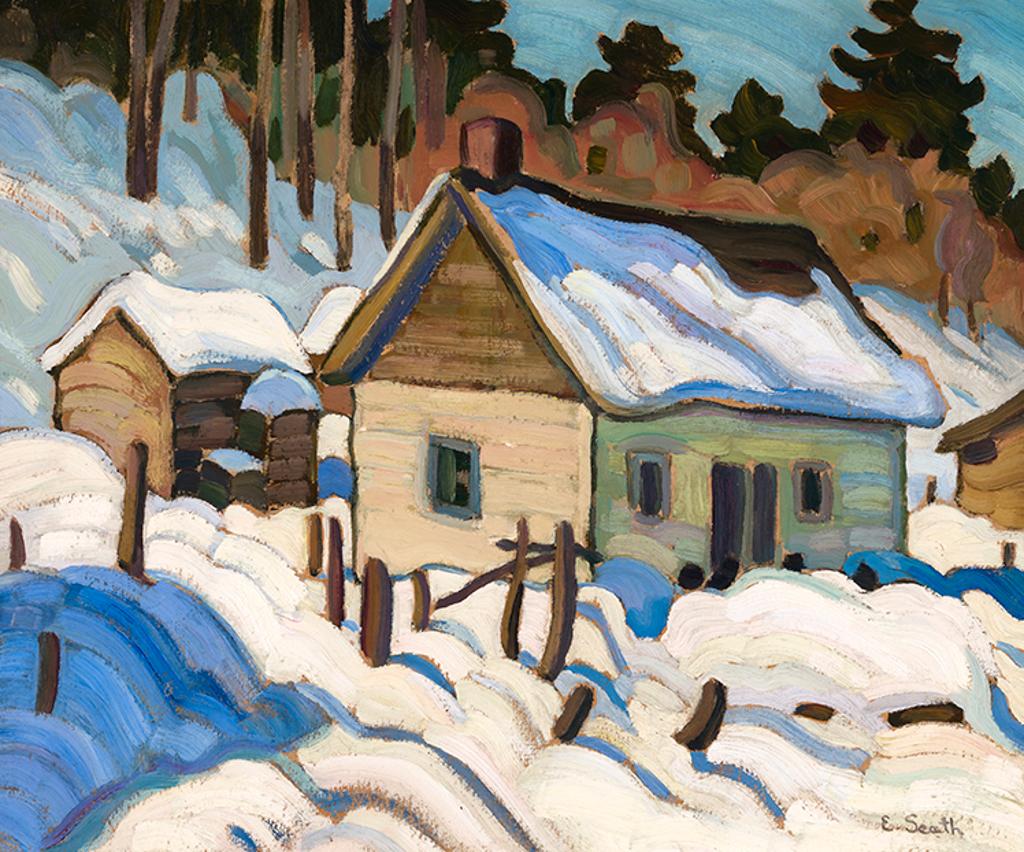 Ethel Seath (1879-1963) - Cabin in Winter