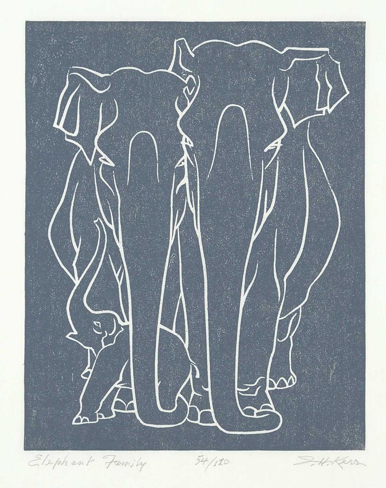 Illingworth Holey (Buck) Kerr (1905-1989) - Elephant Family  #54/120