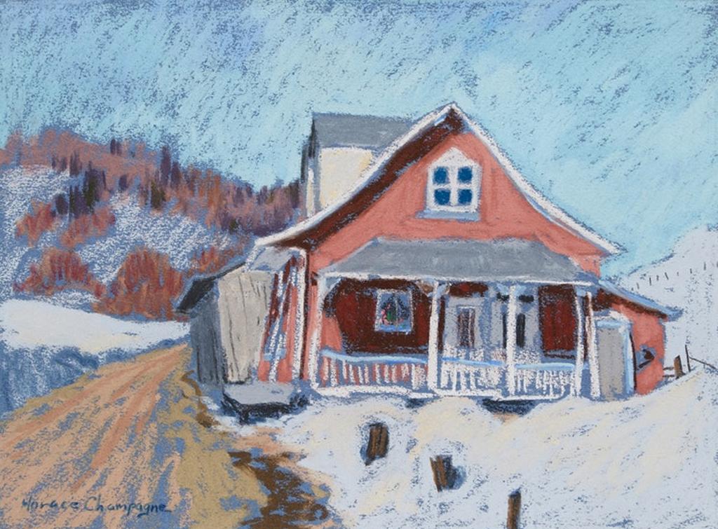 Horace Champagne (1937) - Pink + Blue, St. Joachim, Québec