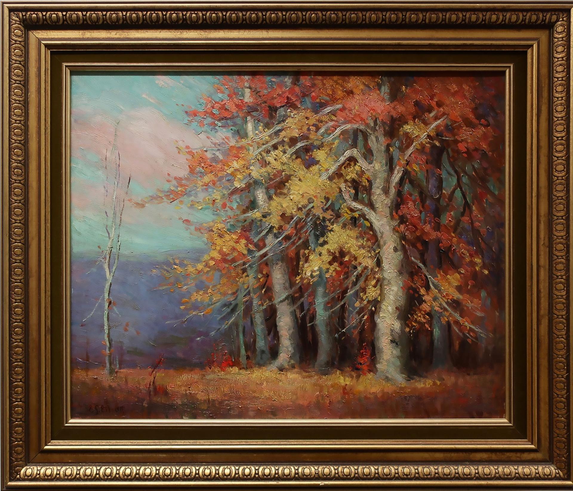 Emily Louise (Orr) Elliott (1867-1952) - Untitled (Autumn Trees)