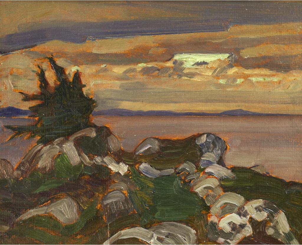 James Edward Hervey (J.E.H.) MacDonald (1873-1932) - Near Petite Riviere, Nova Scotia