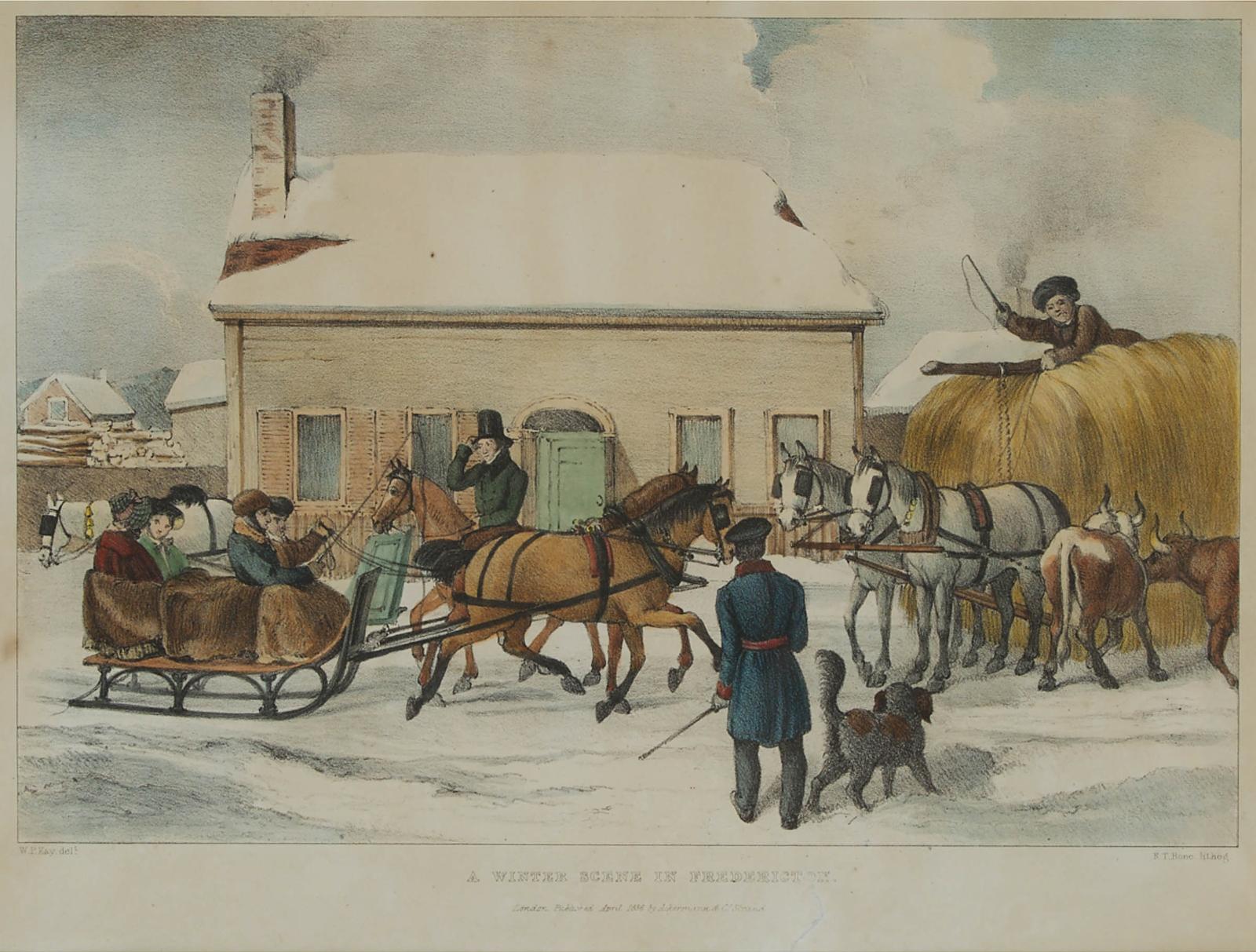 W. P. Kay - A Winter Scene In Fredericton