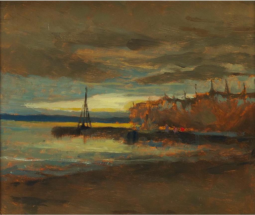 John A. Hammond (1843-1939) - By The Lakeshore, N.B.