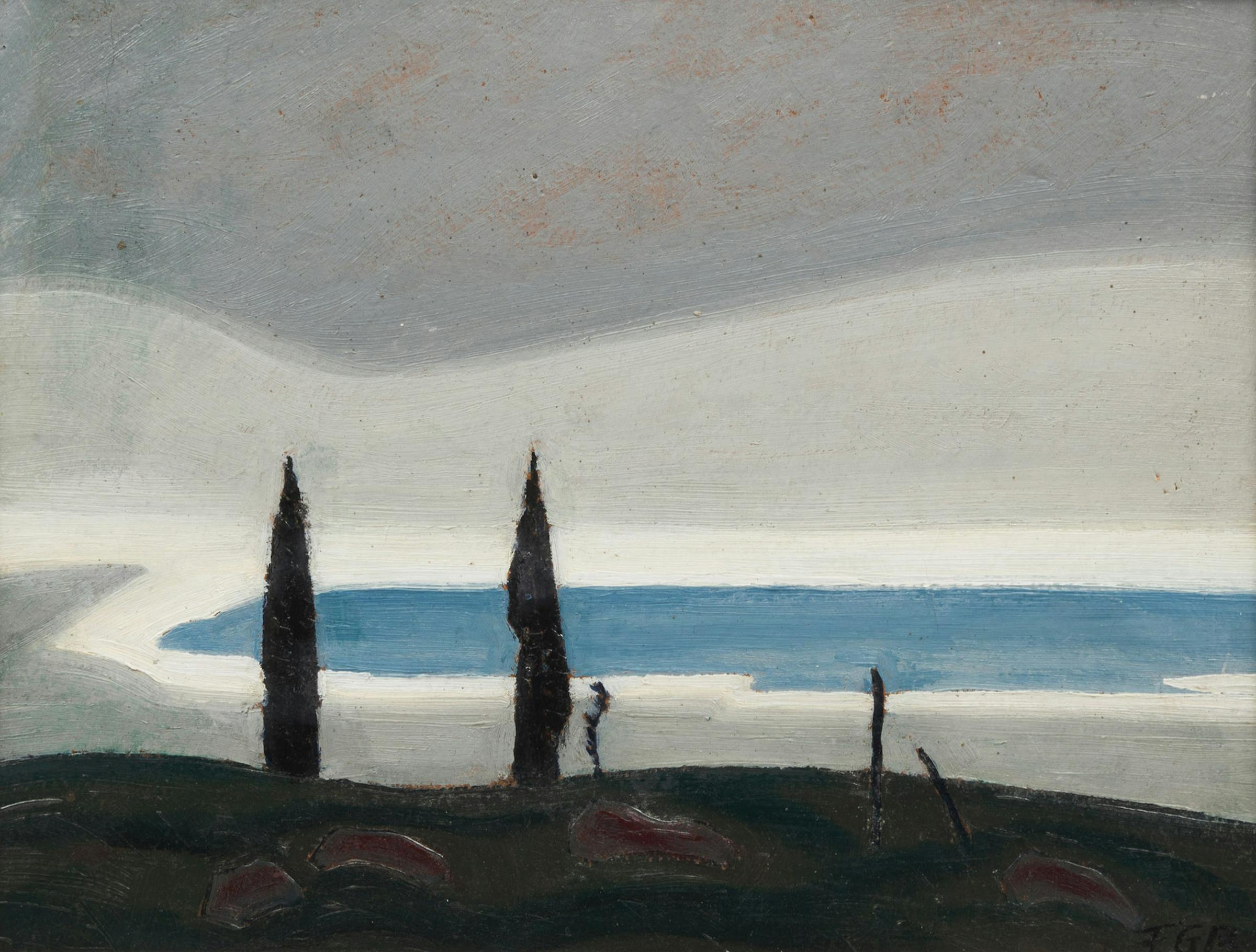 Sir Frederick Grant Banting (1891-1941) - Landscape with Trees