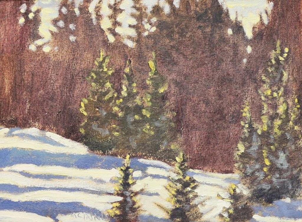 Robert F.M. McInnis (1942) - Winter Trees, Bragg Creek; 1980