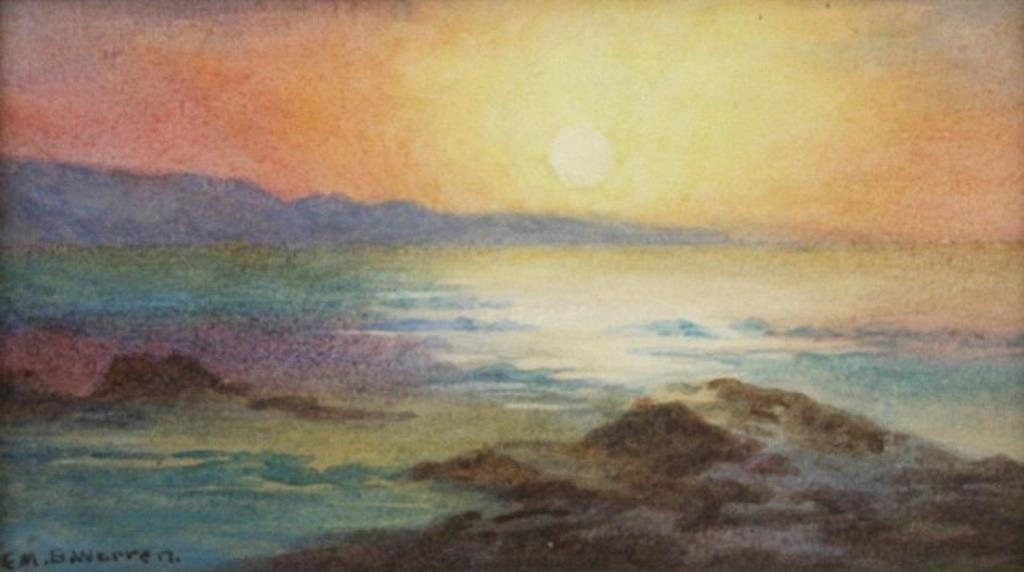 Emily Mary Bibbens Warren (1869-1956) - Coastal Sunset