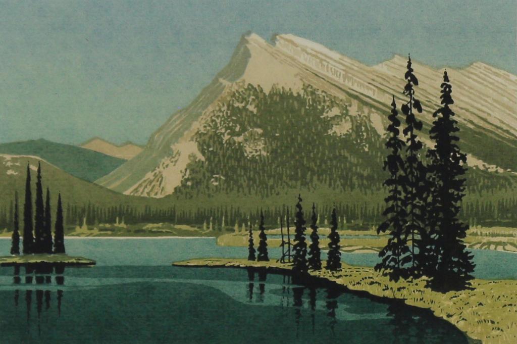 George Weber (1907-2002) - Mt. Rundle, Banff, Alberta; 1981