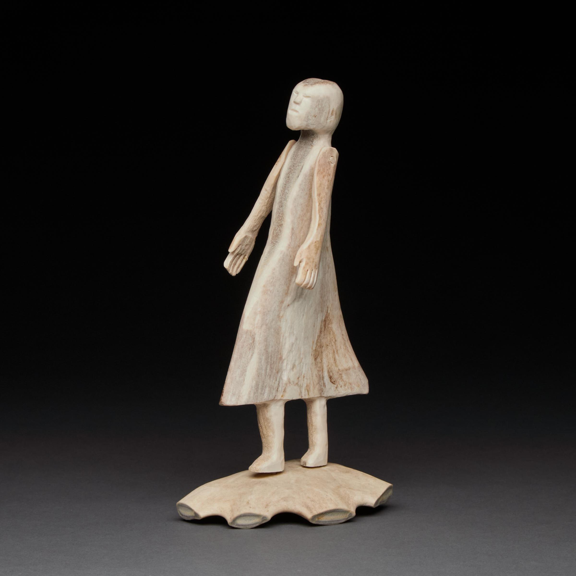 Luke and William Kanak Iksiktaaryuk (1909-1977) - Woman Walking, Ca. 1975